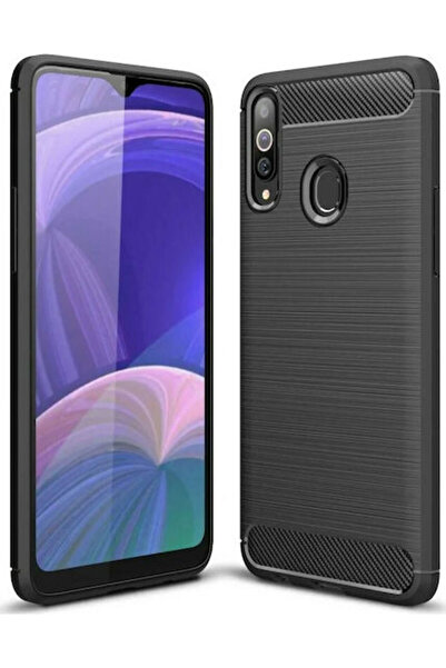 Other Ancus Carbon Series Πίσω Κάλυμμα Σιλικόνης Μαύρο (Galaxy A20s) Κωδικός:...