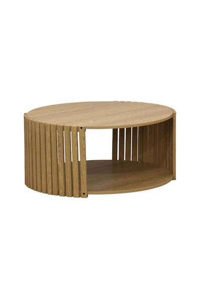 Other Στρογγυλό Κεντρικό Τραπεζάκι Καφέ Heavenly Wooden Μήκος 83xΠλάτος 83xΎψ...