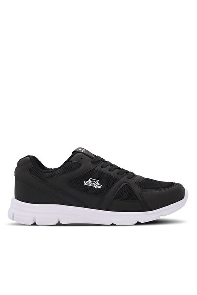 Slazenger Rahat Bağcıklı Siyah-Beyaz Spor Sneaker Ayakkabı Günlük Kullanım ve...