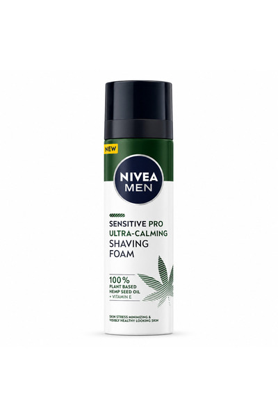 Nivea Men Spumă de ras NIVEA MEN® Sensitive Pro Ultra-Calming cu ulei din sem...