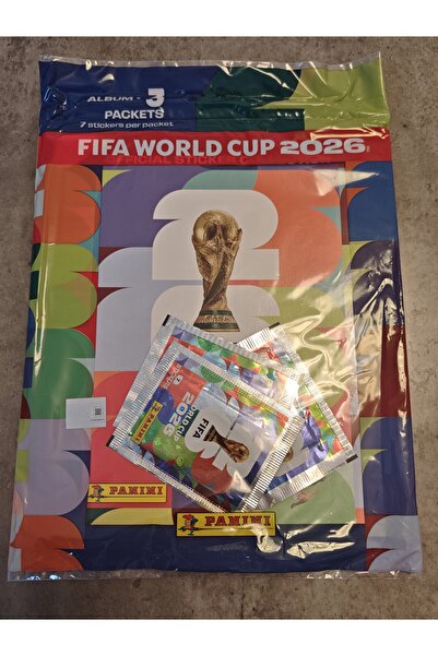 Panini World Cup 2026 Albüm + 3 Paket Sticker