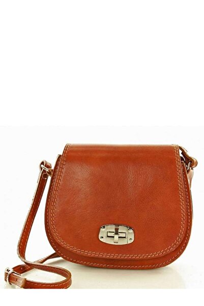 MAZZINI leather bag model 122014 brown - One Size