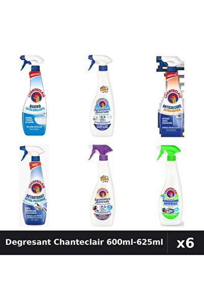 Chanteclair Set 6 Degresant Universal 600ml-625ml - Bicarbonat, Lavanda, Lămâ...