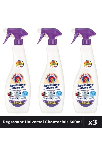Chanteclair Set 3 Degresant Universal 600ml Mosc Alb - Curatenie Bucatarie