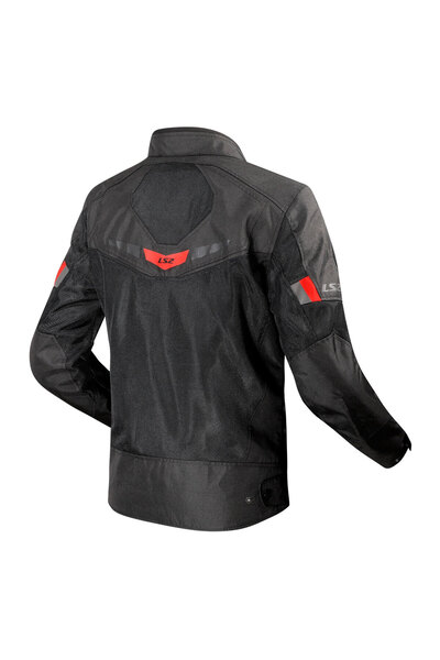 LS2 Blade Air Motosiklet Erkek Montu Siyah Kırmızı