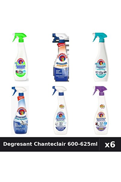 Chanteclair Set 6 Degresant Universal 600-625ml - Lamaie, Lavanda, Bicarbonat...