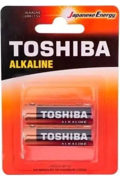 Toshiba Κόκκινες Αλκαλικές Μπαταρίες AAA 1.5V 2 τεμάχια