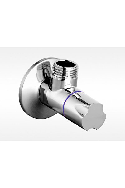 Beta Shoes Γωνιακός Διακόπτης (Βάνα) Χρωμέ 1/2″x3/4″ με Ροζέτα Viospiral 39-2...