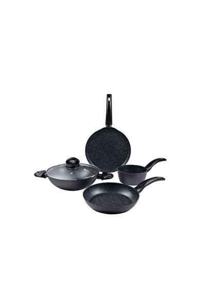 Bergner Orion 5 pcs Forged Aluminium Cookware Set, Grey