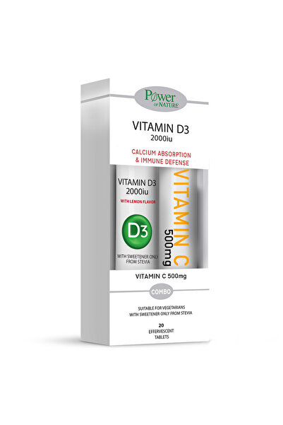 Power Health Βιταμίνη D3 & C Πακέτο Προσφοράς