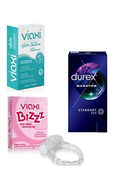 Durex Maraton Süre Uzatan Etkili 5'li Prezervatif-Bızzz Titreşim Halkası-5'li...