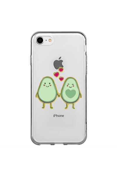 Other Apple iPhone 7 Avocados Transparent Silicone TPU Θήκη