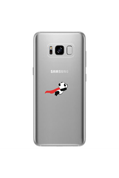 Other Samsung S8 Plus kite flying panda Transparent Silicone TPU Θήκη