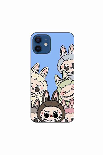 OEM Husa compatibila cu Apple iPhone 12 Silicon Gel Tpu Model Labubu Pattern ...