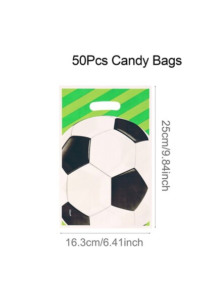 Choice18 50pcs Football Soccer Birthday Party Decoration Kids Soccer Sports T...