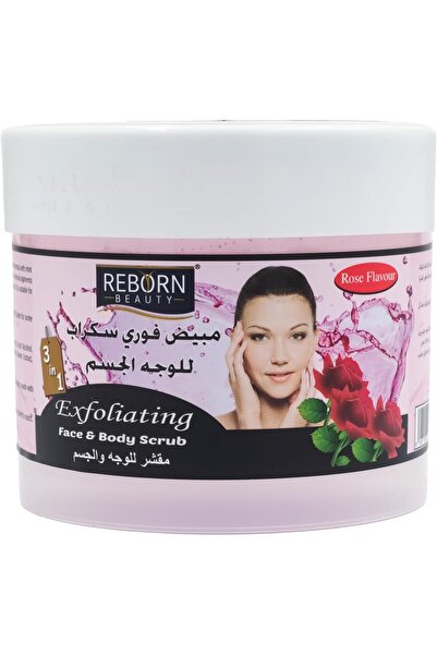 Reborn Beauty مقشر 3 في 1 بالورد 500 مل
