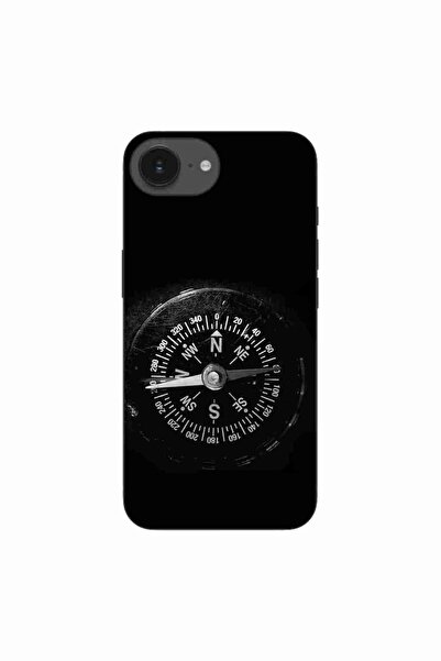OEM Калъф, съвместим с Apple iPhone 16e, от силиконов гел TPU, с винтидж комп...