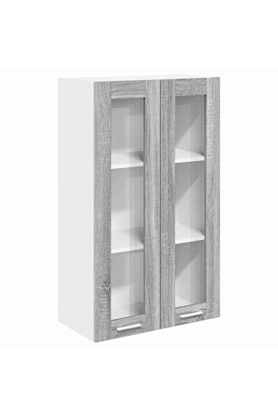 vidaxl Dulap suspendat Gri Sonoma 60 x 31 x 100 cm Lemn compozit