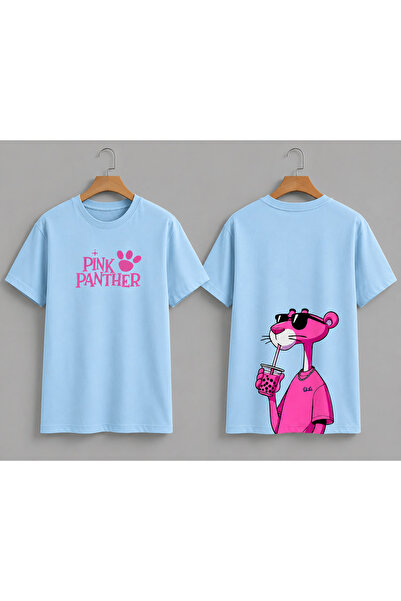VODEXA Unisex Oversize T-Shirt P.Panther Printed 100% Cotton T-Shirt Comforta...