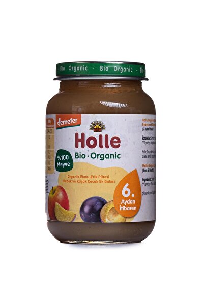 Holle ORGANİK ELMA, ERİK PÜRESİ
