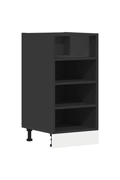 vidaxl Dulap inferior "Riga", negru, 40x44,5x81,5 cm, PAL