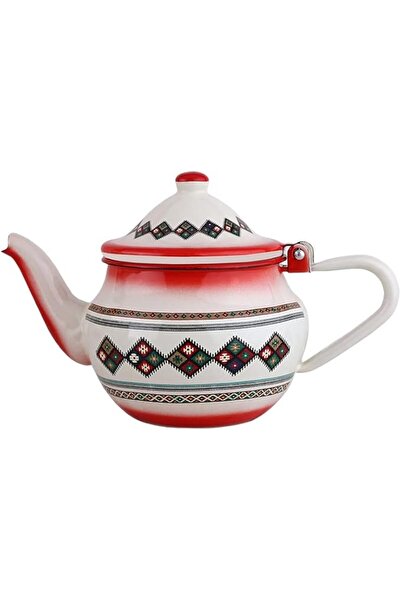 Generic Al Saif Mercaz Design Enamel Teapot, 12 cm