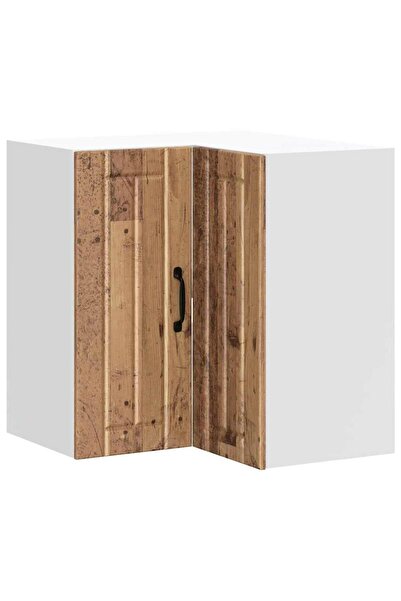 vidaxl Kitchen corner cabinet "Lucca" Old wood processed wood