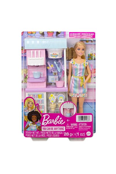 Barbie Σετ παιχνιδιού Παγωτατζίδικο, Ηλικίες 4+