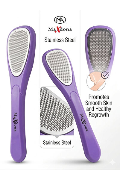 Gernic Maxdona Professional Ergonomic Foot File & Callus Remover - Purple (Pa...