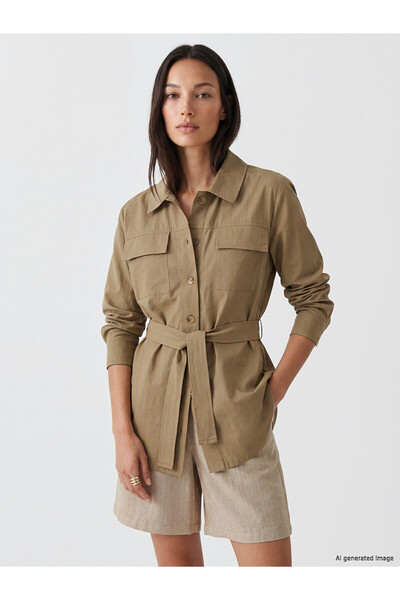 LC Waikiki Nevavm Dobby Women's Shirt Tunic with a Difference