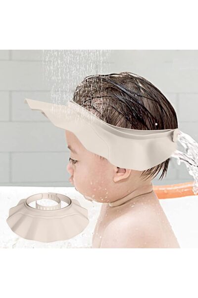 Arabest Adjustable Baby Shower Cap,Waterproof Ear Shampoo Cap,Bath Head Prote...