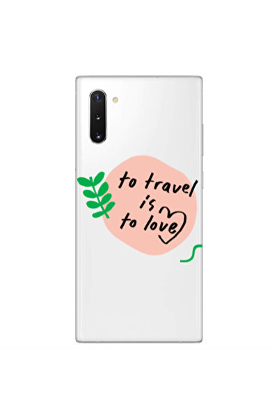 Other Samsung Note 10 Plus To Travel is to Love Transparent Silicone TPU Θήκη