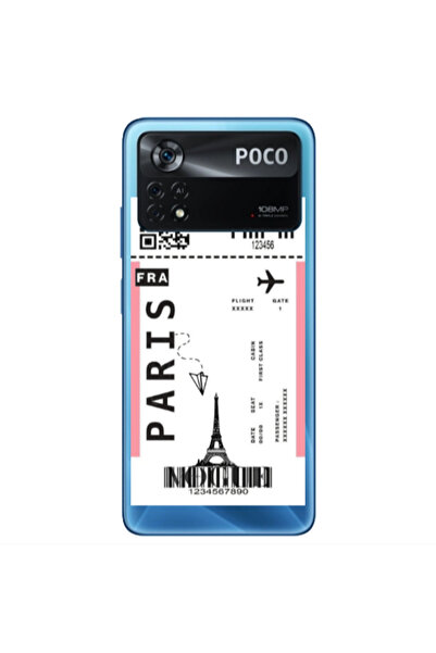 Other Xiaomi Poco X4 Pro Paris FRA Transparent Silicone TPU Θήκη