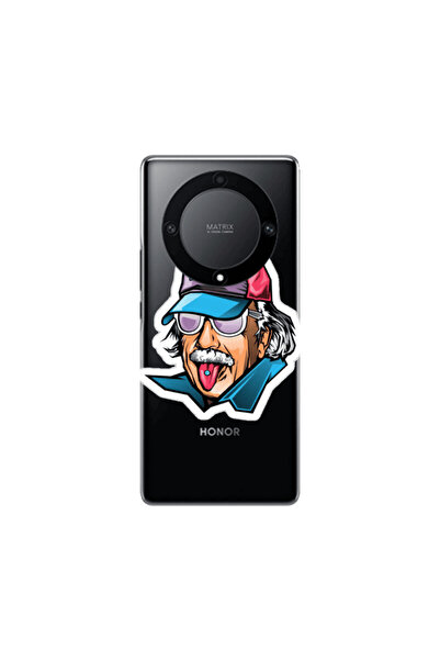 Other Honor Magic5 Lite 5G Einstein Transparent Silicone TPU Θήκη
