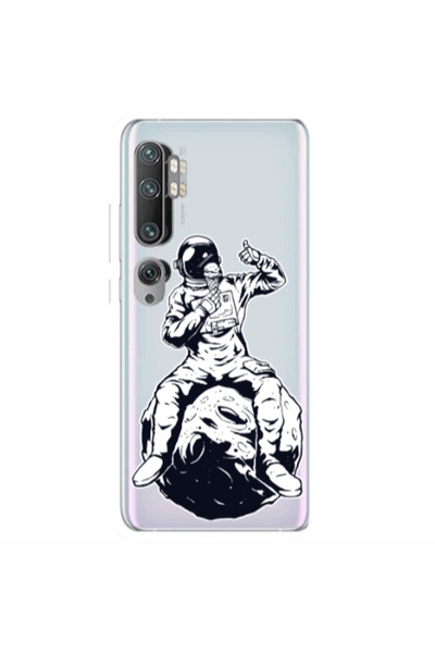 Other Xiaomi Mi Note 10 Pro ice cream in space Transparent Silicone TPU Θήκη