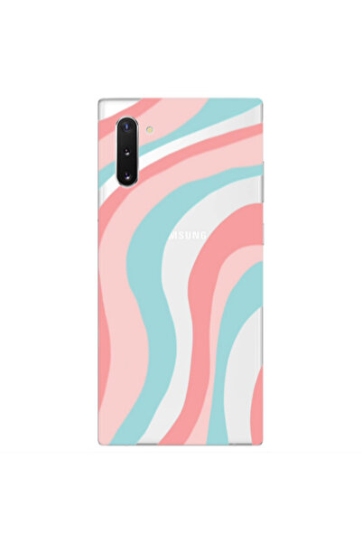 Other Samsung Note 10 Plus Colored lines Transparent Silicone TPU Θήκη