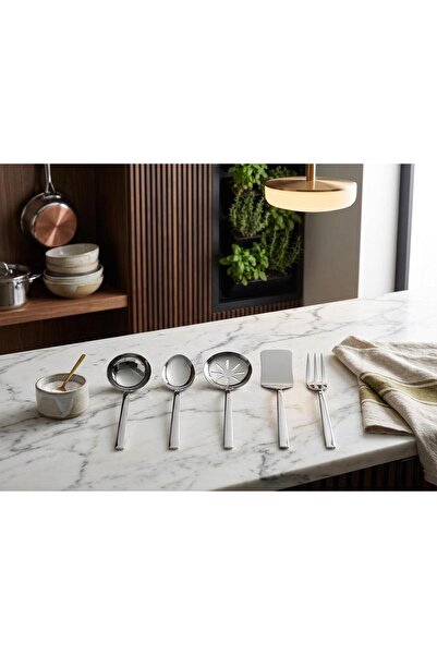 Altabi Stainless Steel 5-Piece Serving Set – Durable and Stylish