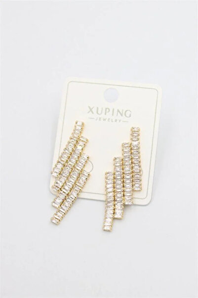Marsilyan Nvdn- Ieg - Baget Stone Earrings - Gold Iegrs-Nvdn1