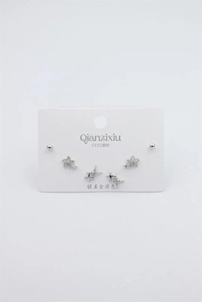 Marsilyan Nvdn- Ieg - Multiple Set Earrings - Silver Iegrs-Nvdn1