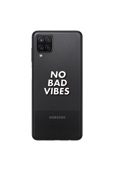 Other Samsung A12 No bad vibes Transparent Silicone TPU Θήκη