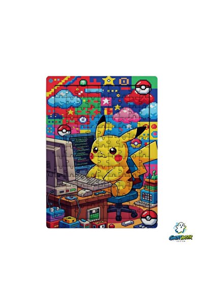 Ghostbastır Design لغز بيكاتشو المكون من 99 قطعة - لغز زخرفي للأطفال 0176