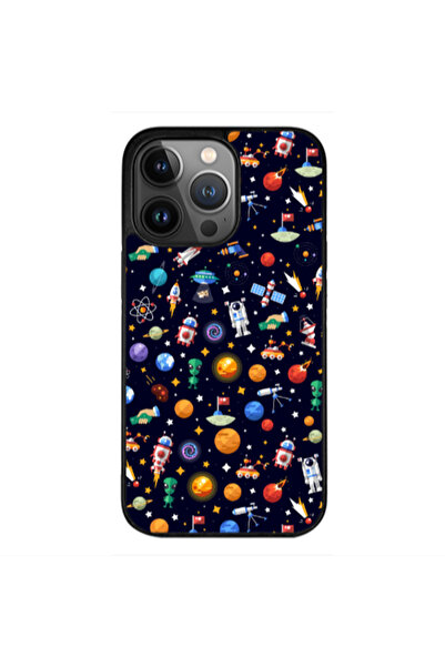Other Apple iPhone 11 Pro Max Small planets Black Glossy Θήκη