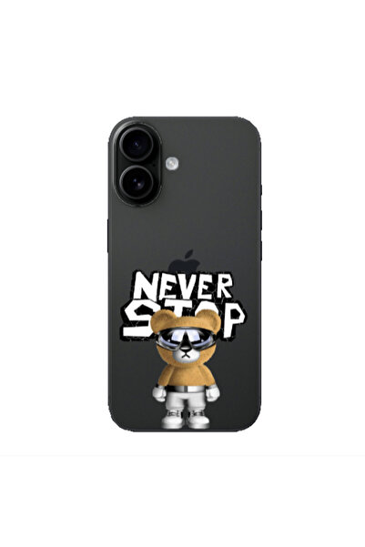 Other Apple Iphone 16 plus Never stop Transparent Silicone TPU Θήκη