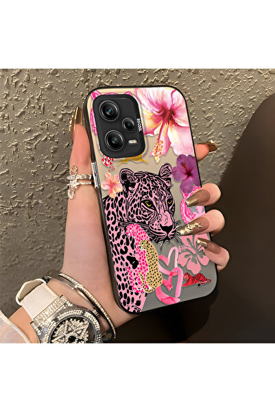 Hontinga Redmi Note 12 Pro 5G Uyumlu Silikon Kenar Sert Arka Kılıf Couple Tel...