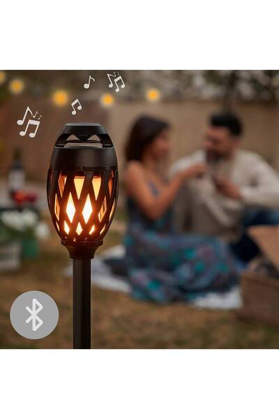 Ayawaska Lampa tip torta 2-in-1 cu efect flacara pentru interior sau exterior...