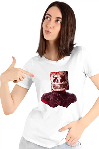 OEM Tricou Femei Marshmello Horror Fnaf Halloween