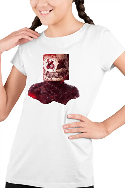 OEM Tricou Copii Fete Marshmello Horror Fnaf Halloween