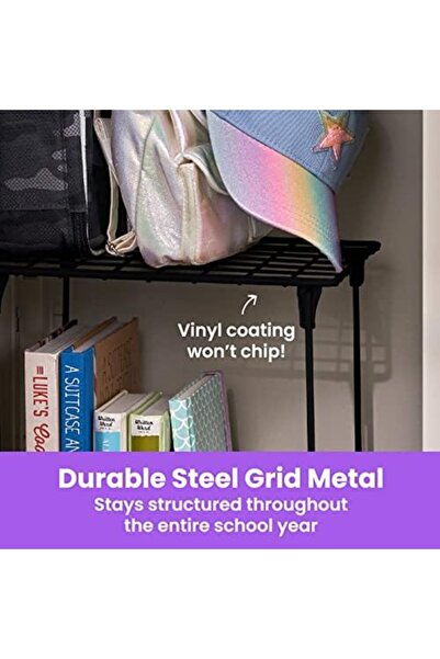 Yıldızan Terra Organik Lockermate Wire Stac-A-Rack Stackable Wire Closet Shel...