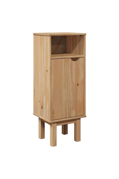 vidaxl Bathroom cabinet "OTTA", 35x30x90 cm, solid pine wood