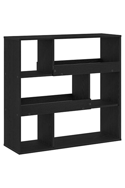 vidaxl raft de cărți Stejar Negru 100 x 33 x 94,5 cm Lemn compozit